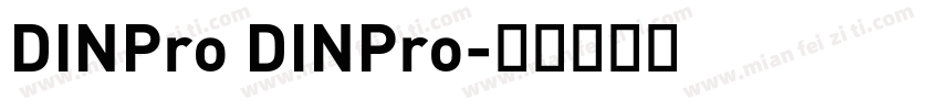 DINPro DINPro字体转换